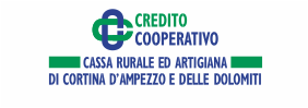 Logo Credito Cooperativo Cortina D'Ampezzo e Dolomiti - Sponsor Transpelmo